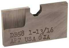 APT - 1-13/16 Inch Diameter, 3/16 Inch Thick, High Speed Steel Auxiliary Pilot Blade - Series D, DX15 Auxiliary Pilot Required - Americas Industrial Supply