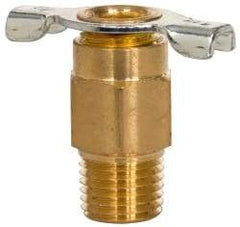 Eaton - Steel Internal Seat Drain Cock & Shutoff Valve - 1/4 Thread, 150 Max psi - Americas Industrial Supply