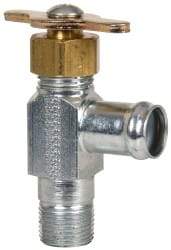 Eaton - 5/8" Pipe, Steel Hose to Pipe Drain Cock & Shutoff Valve - 3/8 Thread, 150 Max psi - Americas Industrial Supply