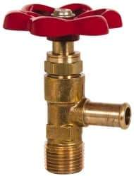 Eaton - 3/8" Pipe, Steel Shutoff Drain Cock & Shutoff Valve - 3/8 Thread, 150 Max psi - Americas Industrial Supply