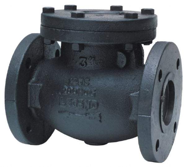 Legend Valve - 8" Cast Iron Check Valve - Inline, Flanged - Americas Industrial Supply