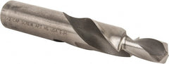 Made in USA - 25/32" Body, 17/32" Step Diam, 25/32" Diam Straight Shank, High Speed Steel Subland Step Drill Bit - Americas Industrial Supply
