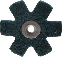 3M - 2" Diam Nonwoven Sanding Star - Very Fine Grade, Eyelet, 24,000 RPM - Americas Industrial Supply