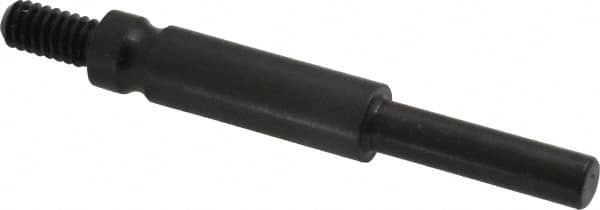 Made in USA - 1/4-20 Cross/Square Pad Mandrel - 3" Long x 1/4" Diam - Americas Industrial Supply