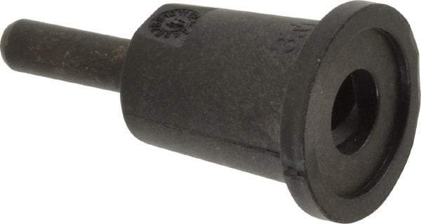 3M - 1" Diam Quick-Change Type R Disc Backing Pad - 1/4" Shank Diam, Hard Density, 25,000 RPM, Roloc Compatible - Americas Industrial Supply