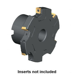 Kennametal - Shell Mount Connection, 0.461" Cutting Width, 1.2564" Depth of Cut, 125mm Cutter Diam, 1.2598" Hole Diam, 8 Tooth Indexable Slotting Cutter - KSSM Toolholder, SD.T 1204.. Insert, Left Hand Cutting Direction - Americas Industrial Supply