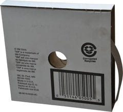 3M - 1" x 50 Yd 220 Grit Aluminum Oxide Cloth Roll - Very Fine Grade, J Weighted Backing - Americas Industrial Supply