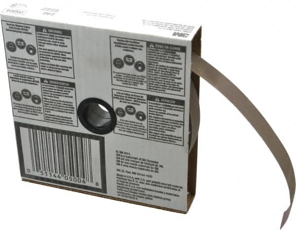 3M - 1" x 50 Yd 240 Grit Aluminum Oxide Cloth Roll - Very Fine Grade, J Weighted Backing - Americas Industrial Supply