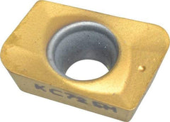 Kennametal - ADKT16224 LC Grade KC725M Carbide Milling Insert - TiN/TiCN/TiN Finish, 0.1378" Thick, 1.6mm Corner Radius - Americas Industrial Supply