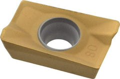 Kennametal - APPT1604 GD Grade KC725M Carbide Milling Insert - TiN/TiCN/TiN Finish, 0.2071" Thick, 0.8mm Corner Radius - Americas Industrial Supply