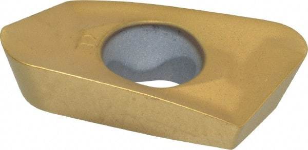 Kennametal - EP1832 GD Grade KC725M Carbide Milling Insert - TiN/TiCN/TiN Finish, 0.217" Thick, 3.2mm Corner Radius - Americas Industrial Supply