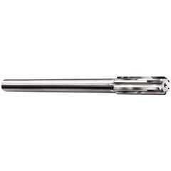 Made in USA - 0.67" Carbide-Tipped 6 Flute Chucking Reamer - Americas Industrial Supply