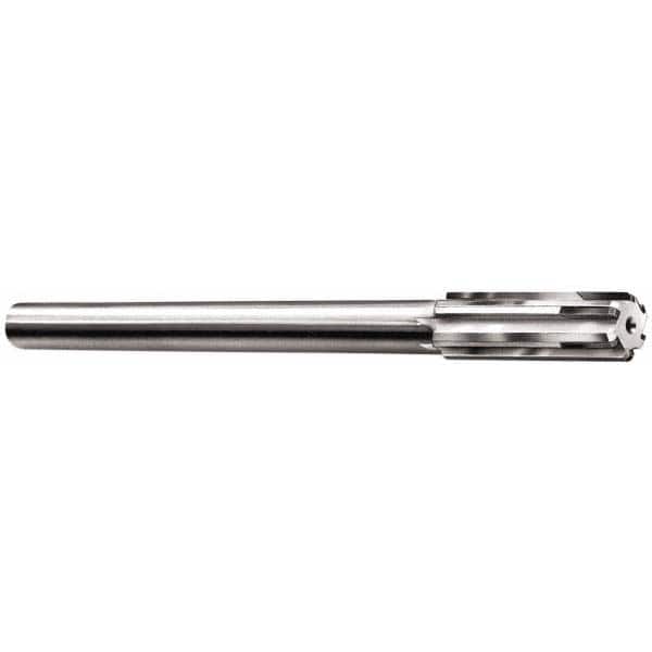 Made in USA - 0.612" Carbide-Tipped 6 Flute Chucking Reamer - Americas Industrial Supply