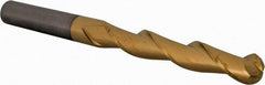 Kennametal - 1/2" Diam, 3" LOC, 2 Flute Solid Carbide Ball End Mill - TiN/TiCN/TiN Finish, Single End, 6" OAL, 1/2" Shank Diam, Spiral Flute - Americas Industrial Supply