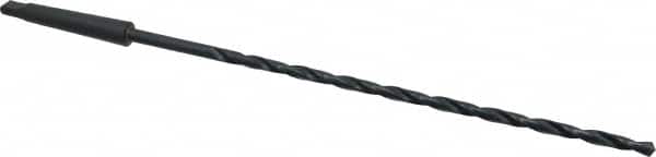 Interstate - Letter E (1/4"), 1MT 118° Point High Speed Steel Taper Shank Drill Bit - Americas Industrial Supply