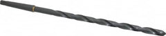 Interstate - 27/64", 1MT 118° Point High Speed Steel Taper Shank Drill Bit - Americas Industrial Supply
