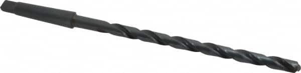 Interstate - 1/2", 2MT 118° Point High Speed Steel Taper Shank Drill Bit - Americas Industrial Supply