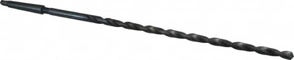 Interstate - 3/8", 1MT 118° Point High Speed Steel Taper Shank Drill Bit - Americas Industrial Supply