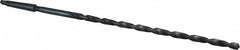Interstate - 3/8", 1MT 118° Point High Speed Steel Taper Shank Drill Bit - Americas Industrial Supply