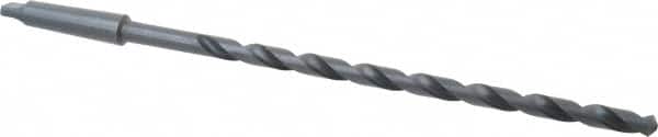 Interstate - 31/64", 2MT 118° Point High Speed Steel Taper Shank Drill Bit - Americas Industrial Supply