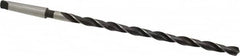 Interstate - 35/64", 2MT 118° Point High Speed Steel Taper Shank Drill Bit - Oxide Finish, 10" Flute Length, 15" OAL, Spiral Flute, Series 502 - Americas Industrial Supply