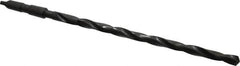 Interstate - 9/16", 2MT 118° Point High Speed Steel Taper Shank Drill Bit - Oxide Finish, 10" Flute Length, 15" OAL, Spiral Flute, Series 502 - Americas Industrial Supply