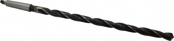 Interstate - 39/64", 2MT 118° Point High Speed Steel Taper Shank Drill Bit - Americas Industrial Supply