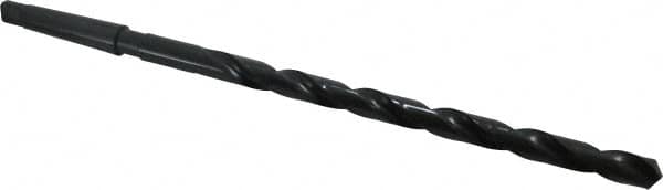 Interstate - 5/8", 2MT 118° Point High Speed Steel Taper Shank Drill Bit - Americas Industrial Supply