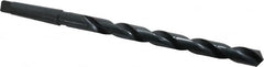 Interstate - 55/64", 3MT 118° Point High Speed Steel Taper Shank Drill Bit - Oxide Finish, 10" Flute Length, 15" OAL, Spiral Flute, Series 502 - Americas Industrial Supply