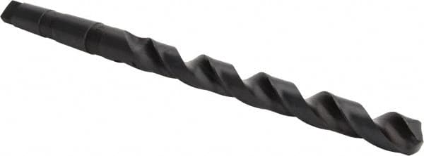 Interstate - 15/16", 3MT 118° Point High Speed Steel Taper Shank Drill Bit - Americas Industrial Supply