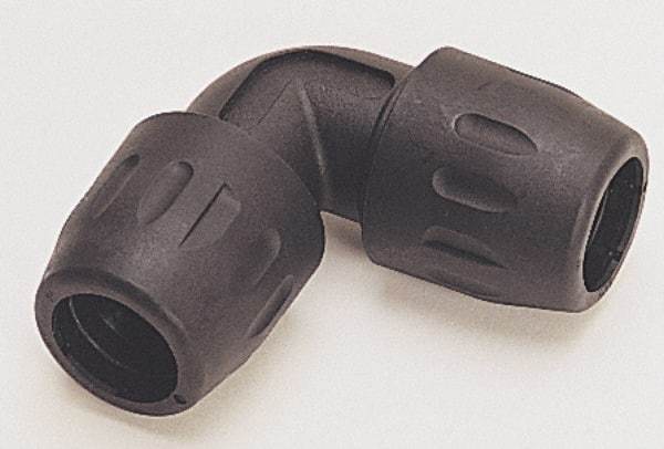 Transair - 1-1/2" ID, Air Hose 90° Union Elbow - 232 Max psi, 4-3/16" Long, Plastic - Americas Industrial Supply