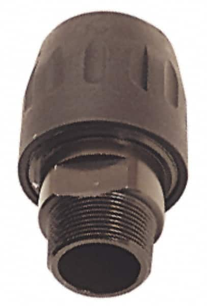 Transair - 1/2 Male NPT, 7/8" ID, Air Hose Male Connector - 232 Max psi, 2-3/4" Long, Plastic - Americas Industrial Supply