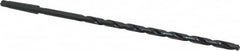 Interstate - 17/32", 2MT 118° Point High Speed Steel Taper Shank Drill Bit - Oxide Finish, 12" Flute Length, 18" OAL, Spiral Flute - Americas Industrial Supply