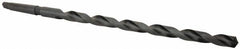 Interstate - 47/64", 2MT 118° Point High Speed Steel Taper Shank Drill Bit - Americas Industrial Supply