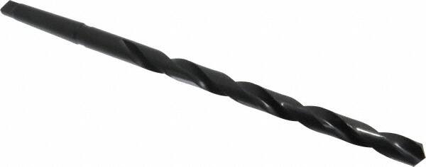 Interstate - 59/64", 3MT 118° Point High Speed Steel Taper Shank Drill Bit - Americas Industrial Supply