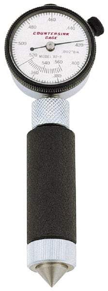 SPI - 0.16 to 0.36", 100° Angle Countersink Gage - White Dial Face - Americas Industrial Supply
