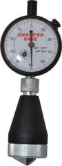 SPI - 0 to 1", 90 to 127° Included Angle, Internal Chamfer Gage - White Hardened Tool Steel (Plunger), 3 Blade & Conical Plunger, 0.002" Accuracy, 0.001" Graduation - Americas Industrial Supply