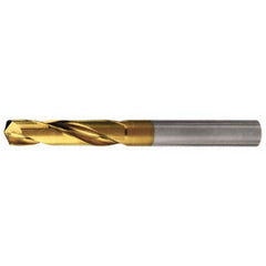 Walter-Titex - 0.4449" 140° Spiral Flute Solid Carbide Screw Machine Drill Bit - Americas Industrial Supply
