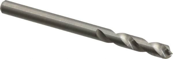 M.A. Ford - 5/32" Spiral Flute Solid Carbide Screw Machine Drill Bit - Bright Finish, Right Hand Cut, 3/4" Flute Length, 2-1/16" OAL, Standard Point, Straight Shank - Americas Industrial Supply