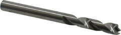 M.A. Ford - 3/16" Spiral Flute Solid Carbide Screw Machine Drill Bit - Bright Finish, Right Hand Cut, 15/16" Flute Length, 2-3/16" OAL, Standard Point, Straight Shank - Americas Industrial Supply