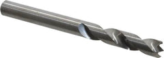 M.A. Ford - 15/64" Spiral Flute Solid Carbide Screw Machine Drill Bit - Bright Finish, Right Hand Cut, 1-1/8" Flute Length, 2-7/16" OAL, Standard Point, Straight Shank - Americas Industrial Supply