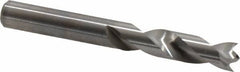 M.A. Ford - 11/32" Spiral Flute Solid Carbide Screw Machine Drill Bit - Bright Finish, Right Hand Cut, 1-9/16" Flute Length, 2-15/16" OAL, Standard Point, Straight Shank - Americas Industrial Supply