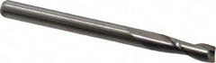 M.A. Ford - 1/8", 3/8" LOC, 1/8" Shank Diam, 1-1/2" OAL, 2 Flute, Solid Carbide Square End Mill - Single End, Uncoated, Spiral Flute, 30° Helix, Centercutting, Right Hand Cut, Right Hand Flute, Series 121 - Americas Industrial Supply