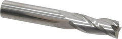 M.A. Ford - 3/8" Diam, 1" LOC, 3/8" Shank Diam, 2-1/2" OAL, 3 Flute Solid Carbide Square End Mill - Single End, Uncoated, Spiral Flute, 30° Helix Angle, Centercutting, Right Hand Cut, Right Hand Flute, Regular Length - Americas Industrial Supply