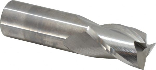 M.A. Ford - 1" Diam, 1-1/2" LOC, 1" Shank Diam, 4" OAL, 3 Flute Solid Carbide Square End Mill - Americas Industrial Supply