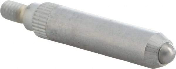 Mitutoyo - #4-48, 1.5mm Ball Diam, Carbide Ball Contact Point - 1" Contact Point Length, Use with Dial Indicators, Digimatic Dial Indicators, Linear Gages - Americas Industrial Supply