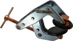 Kant Twist - 800 Lb, 1-3/4" Max Opening, 1-1/8" Open Throat Depth, 1-1/4" Closed Throat Depth, Cantilever Clamp - High Tensile Steel Jaw, T-Handle, 3-1/2" OAL, 3-1/4" Max Width - Americas Industrial Supply