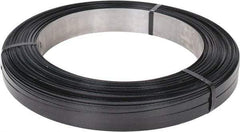 Made in USA - 2,478' Long x 5/8" Wide, Oscillated Coil Steel Strapping - 1,460 Lb Capacity, 0.02" Thick - Americas Industrial Supply