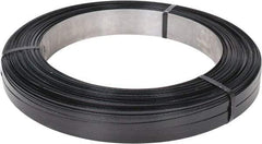 Made in USA - 2,153' Long x 5/8" Wide, Oscillated Coil Steel Strapping - 1,670 Lb Capacity, 0.023" Thick - Americas Industrial Supply