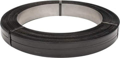 Made in USA - 2,058' Long x 3/4" Wide, Oscillated Coil Steel Strapping - 1,760 Lb Capacity, 0.02" Thick - Americas Industrial Supply